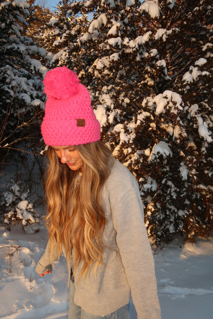 Candy Pink Beanie