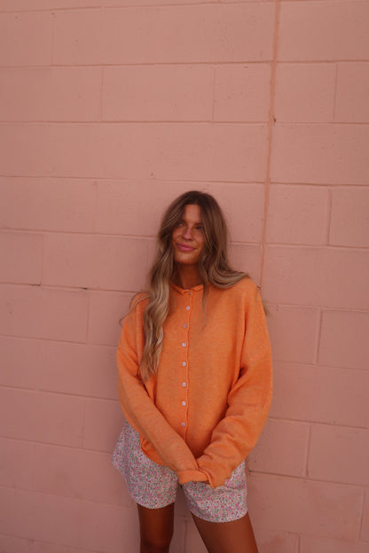 Orange Everyday Cardi