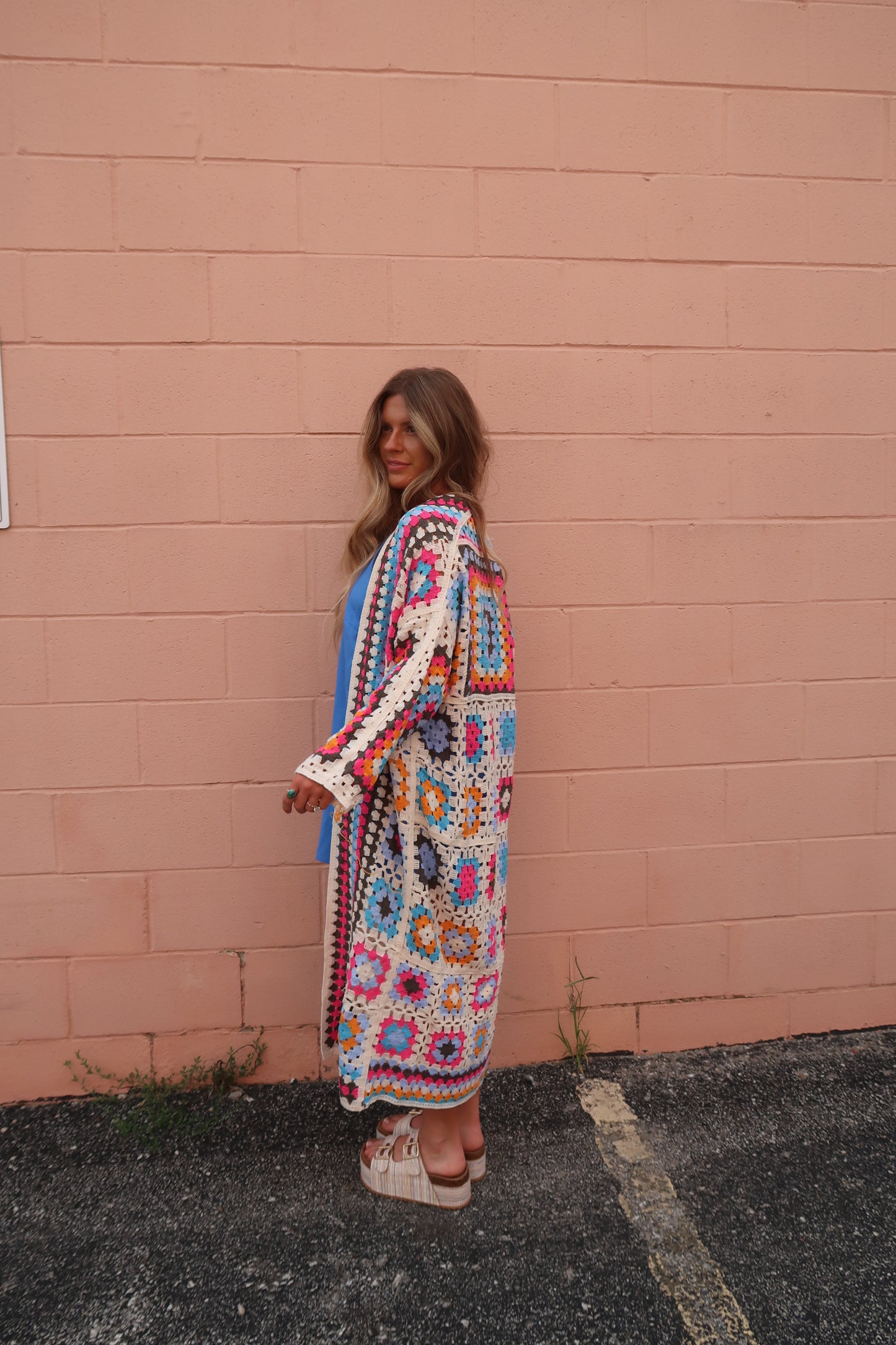 Vivid Boho Crochet Knit