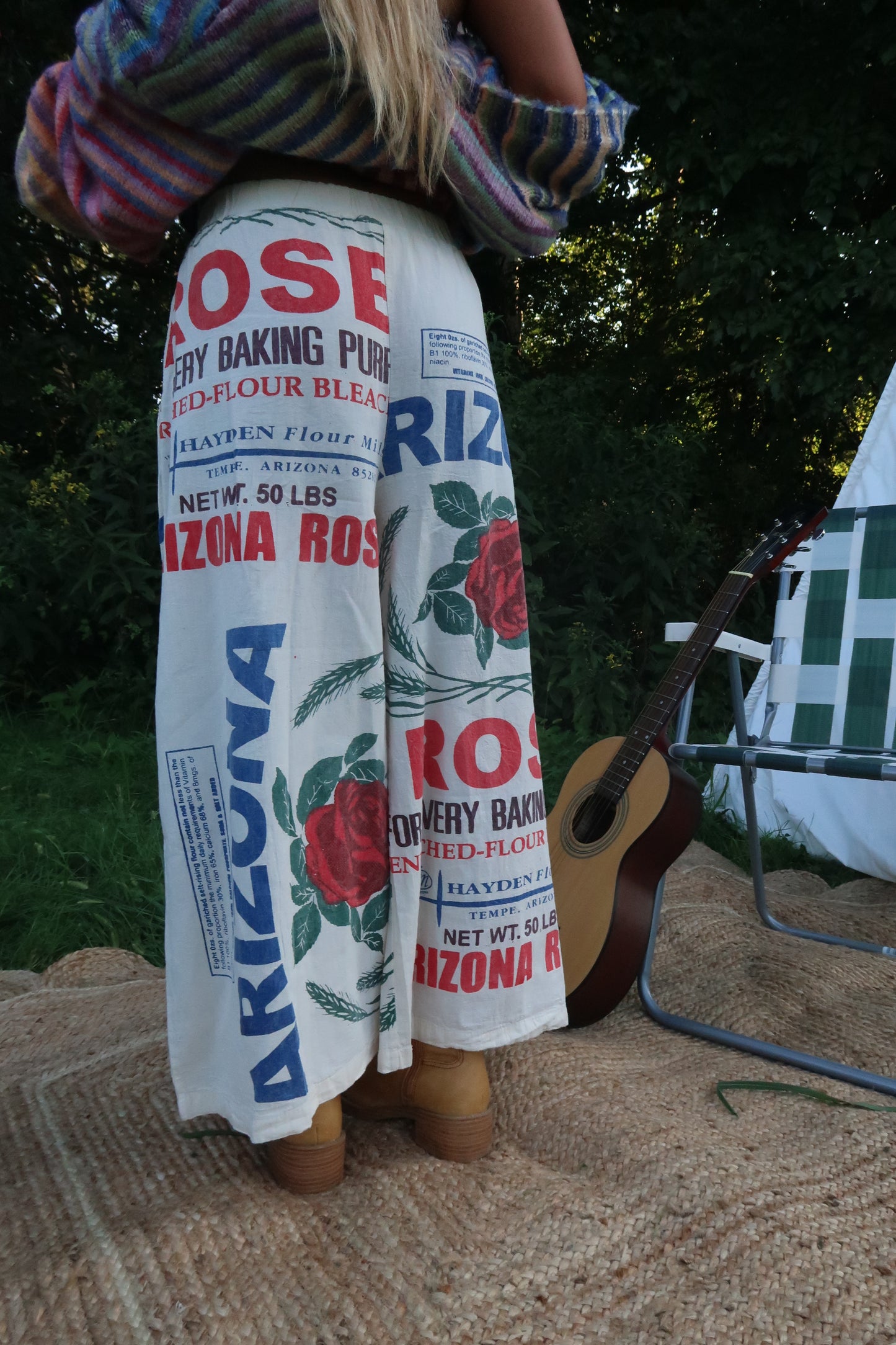 Rose Vintage Wide Leg Pants