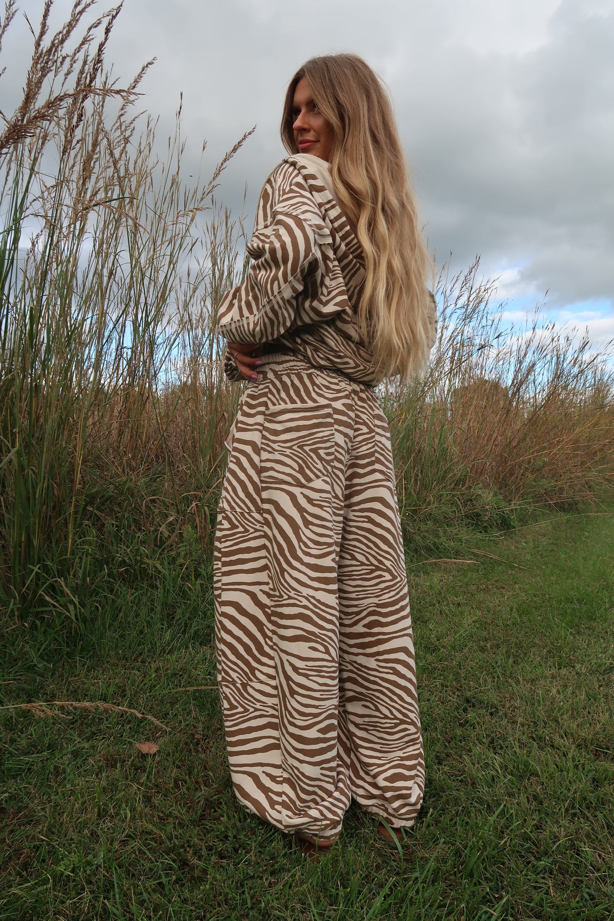 Marty Zebra Jogger Pants