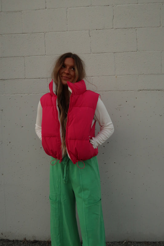 Lipgloss Reversible Puffer Vest