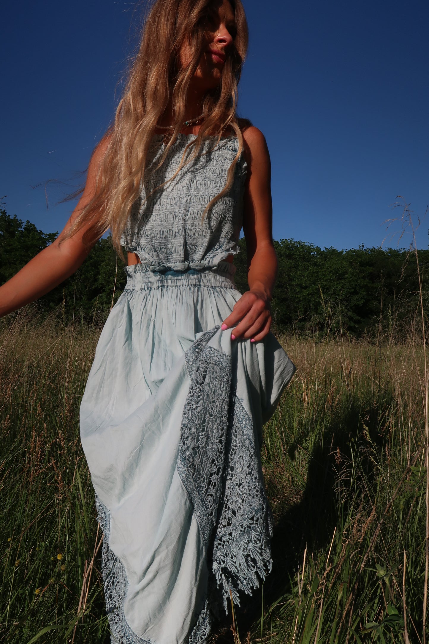Coastal Haze Maxi Dress