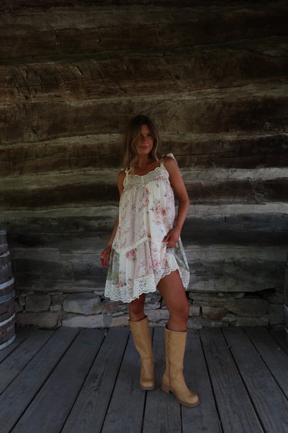 Soft Light Lace Dress