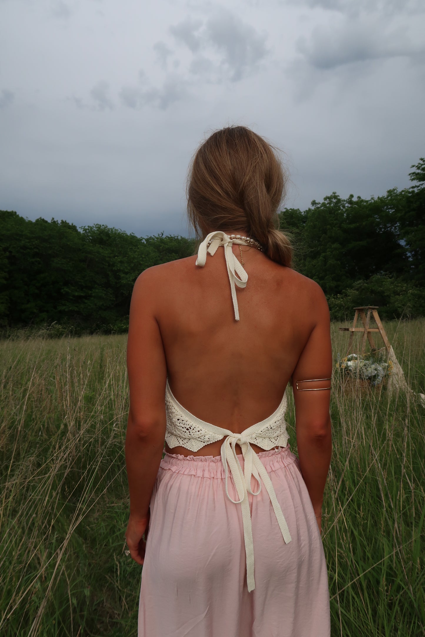 Sunbeam Crochet Halter Top