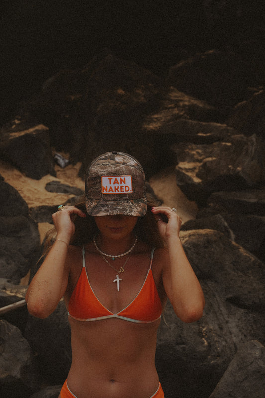 TAN NAKED Patch Hat