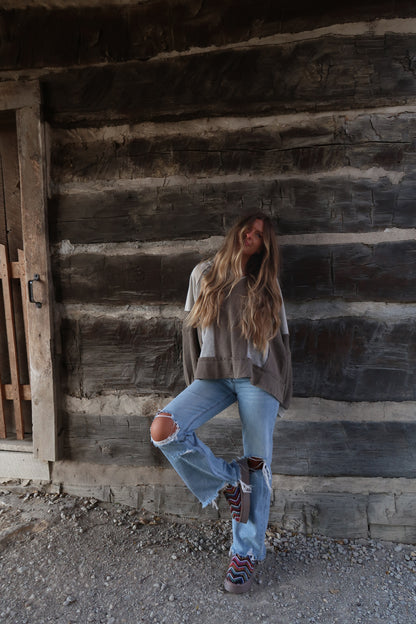 Green Bean Boxy Crewneck