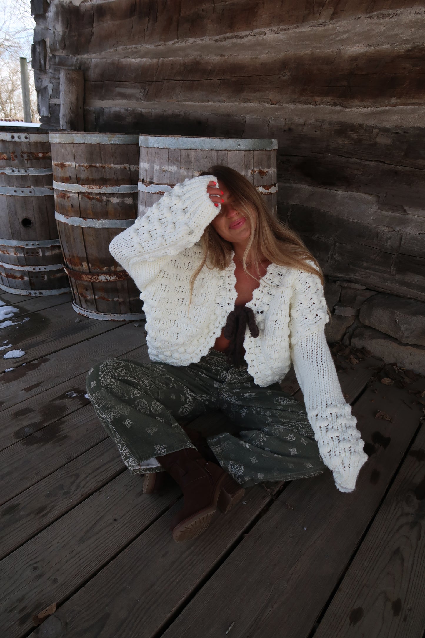 Dreamy Knit Cream Cardi