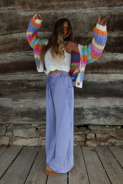 Lilac Wide Leg Pant