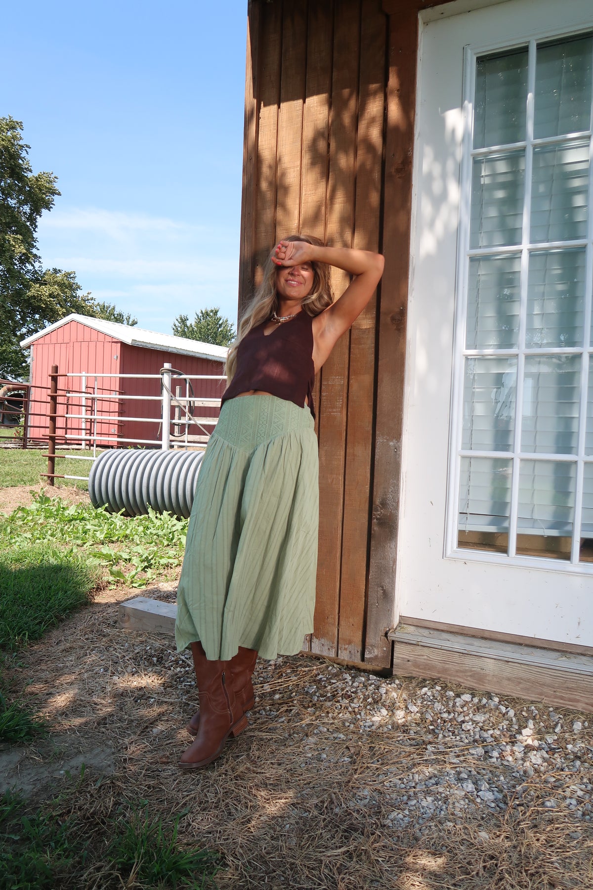 Eucalyptus Midi Skirt
