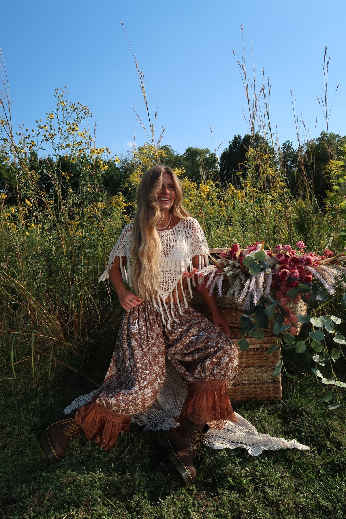 Acorn Fringe Poncho