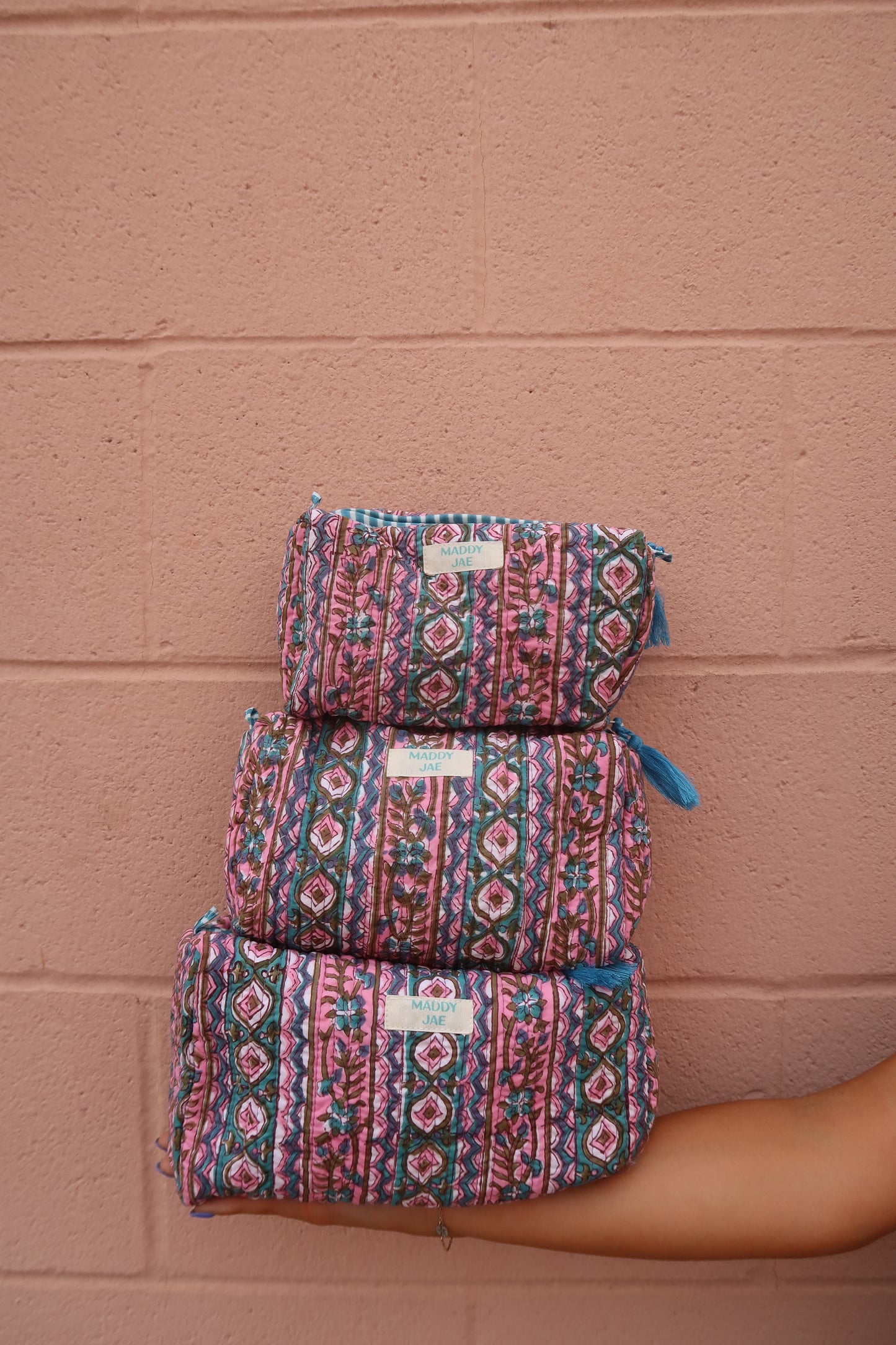 Frankie Cosmetic Bag 3pk