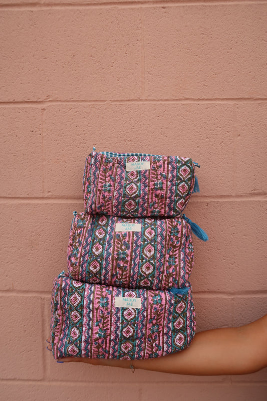 Frankie Cosmetic Bag 3pk