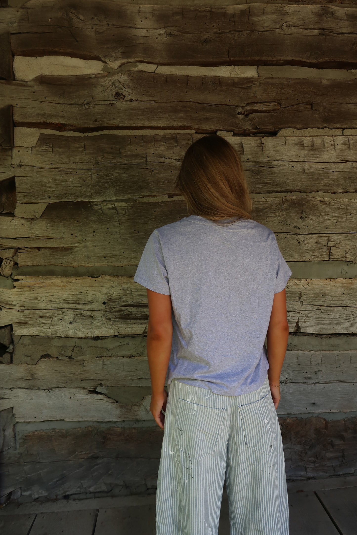 Grey Boxy Tee