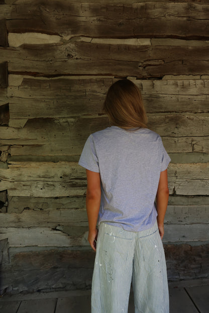Grey Boxy Tee