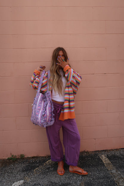 Taste the Rainbow Oversized Cardi