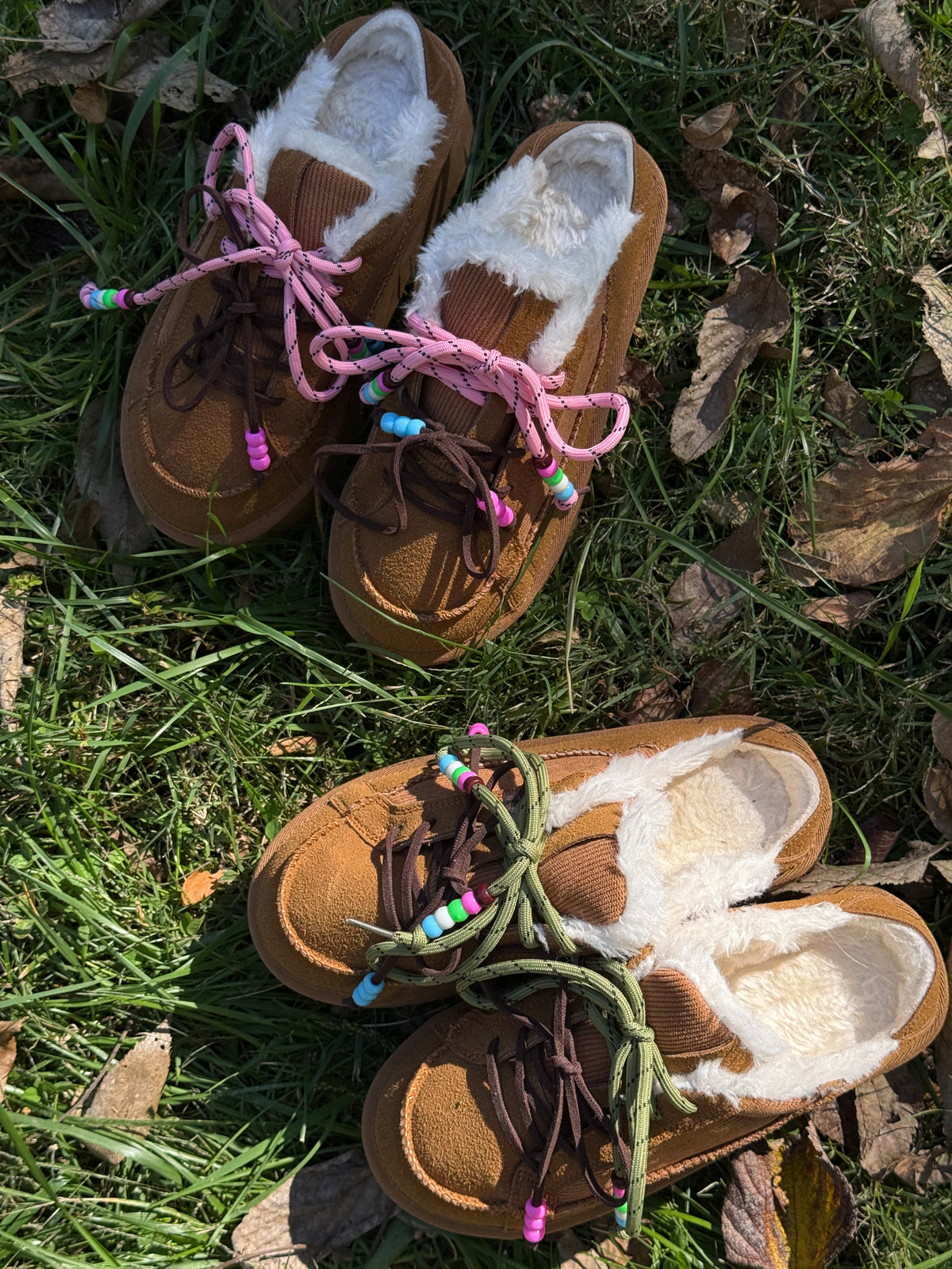 Maple Olive Paracord Platform Mule