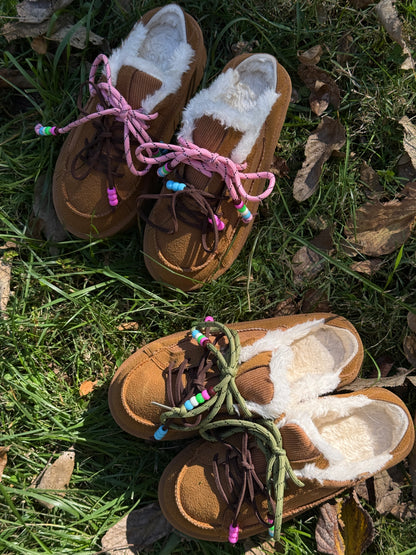 Maple Olive Paracord Platform Mule