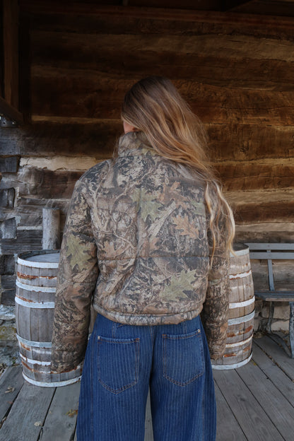 Camo Puffer Jacket