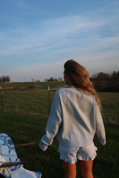 Sky Cow Sweater