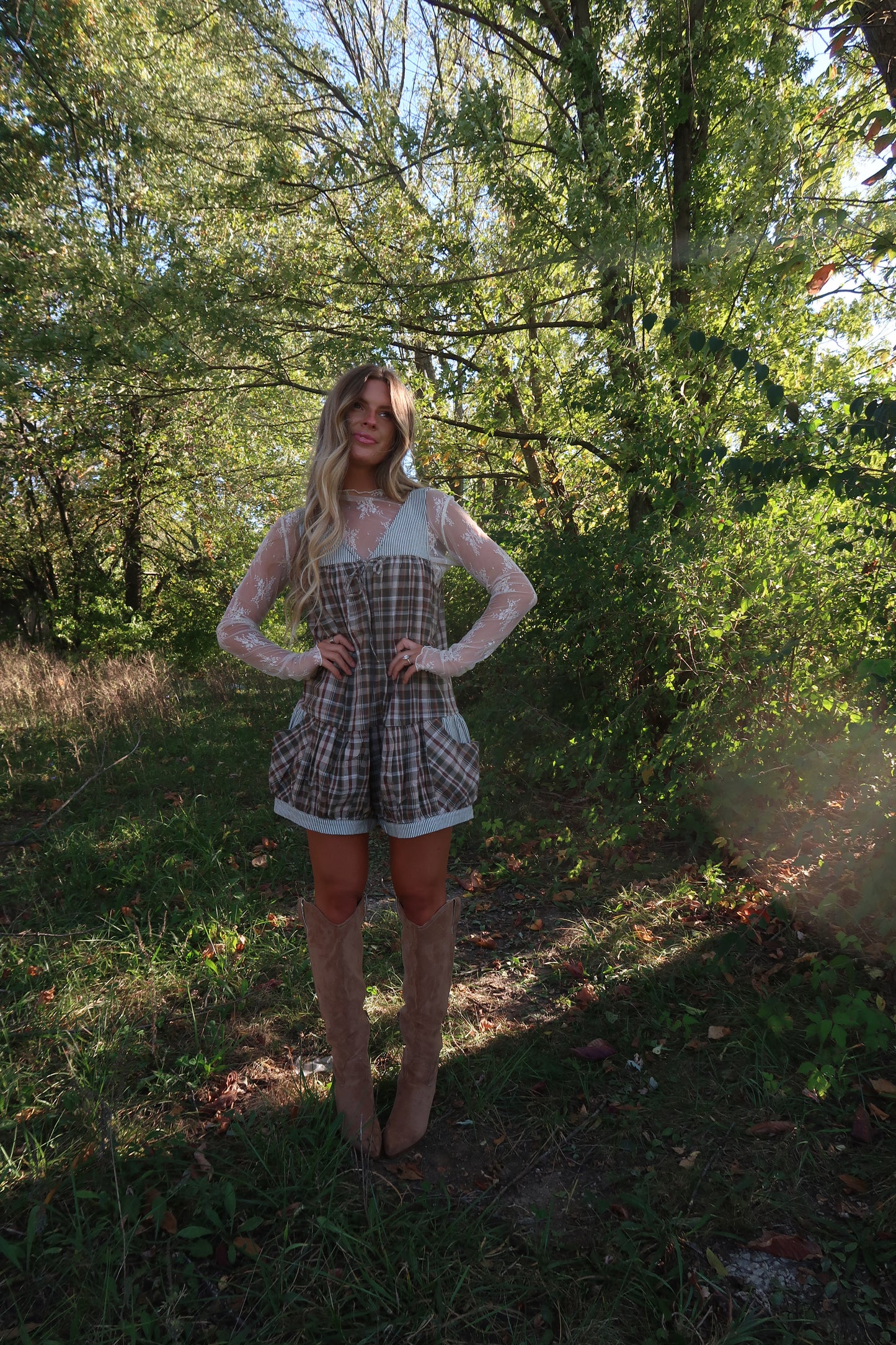 Sweet as Pecan Romper