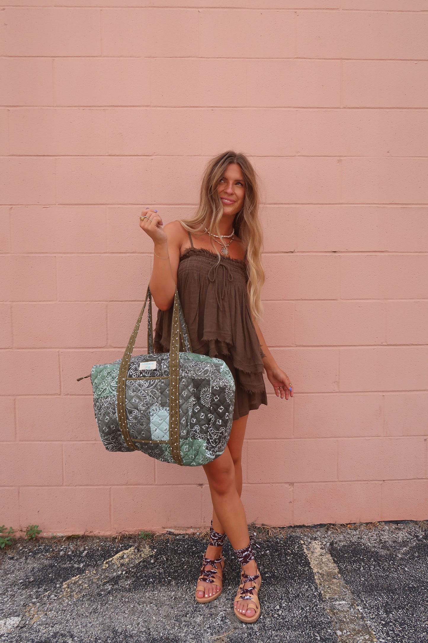 River Quilted Duffle Bag
