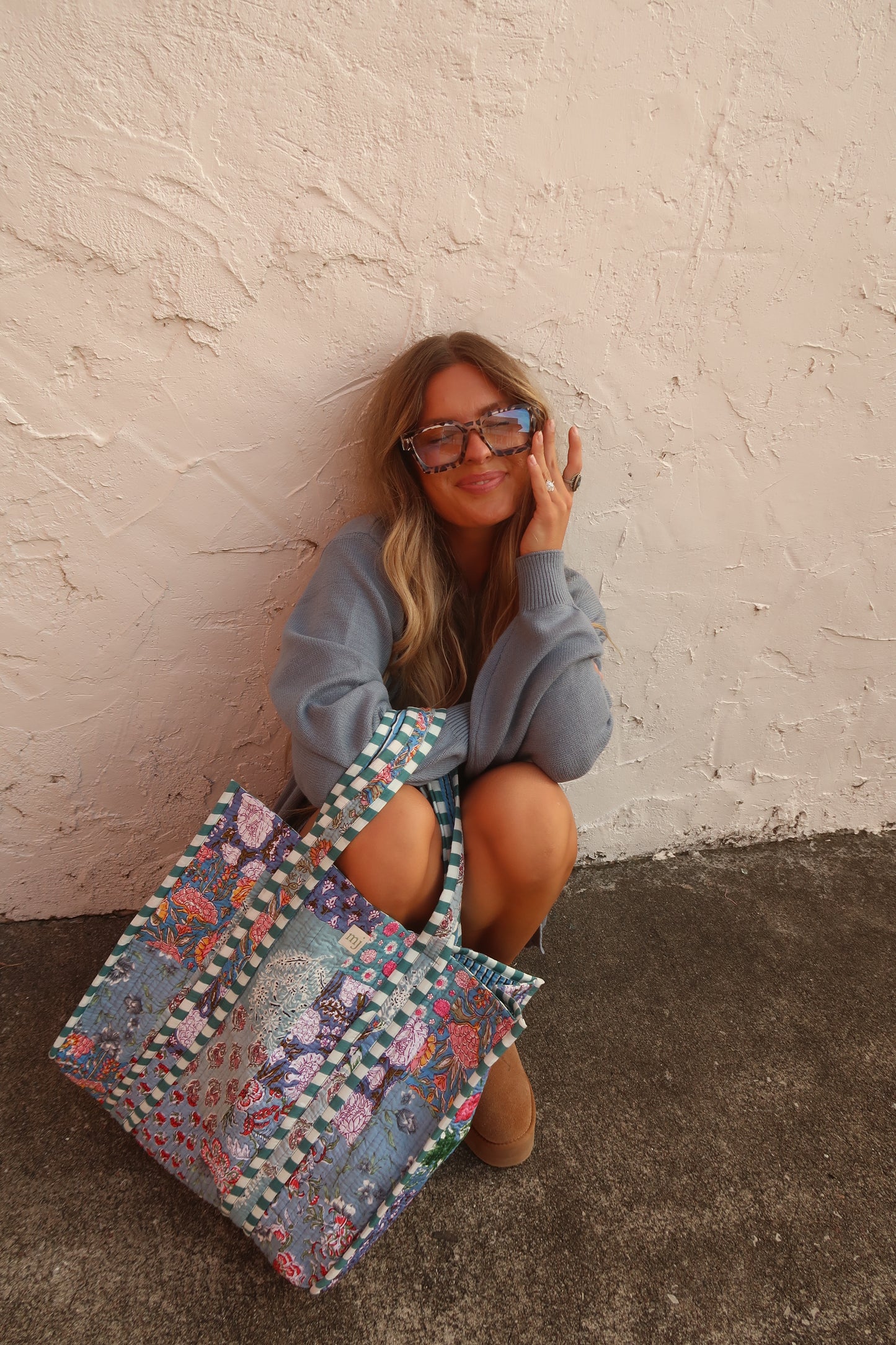 Loretta Quilted Tote Bag