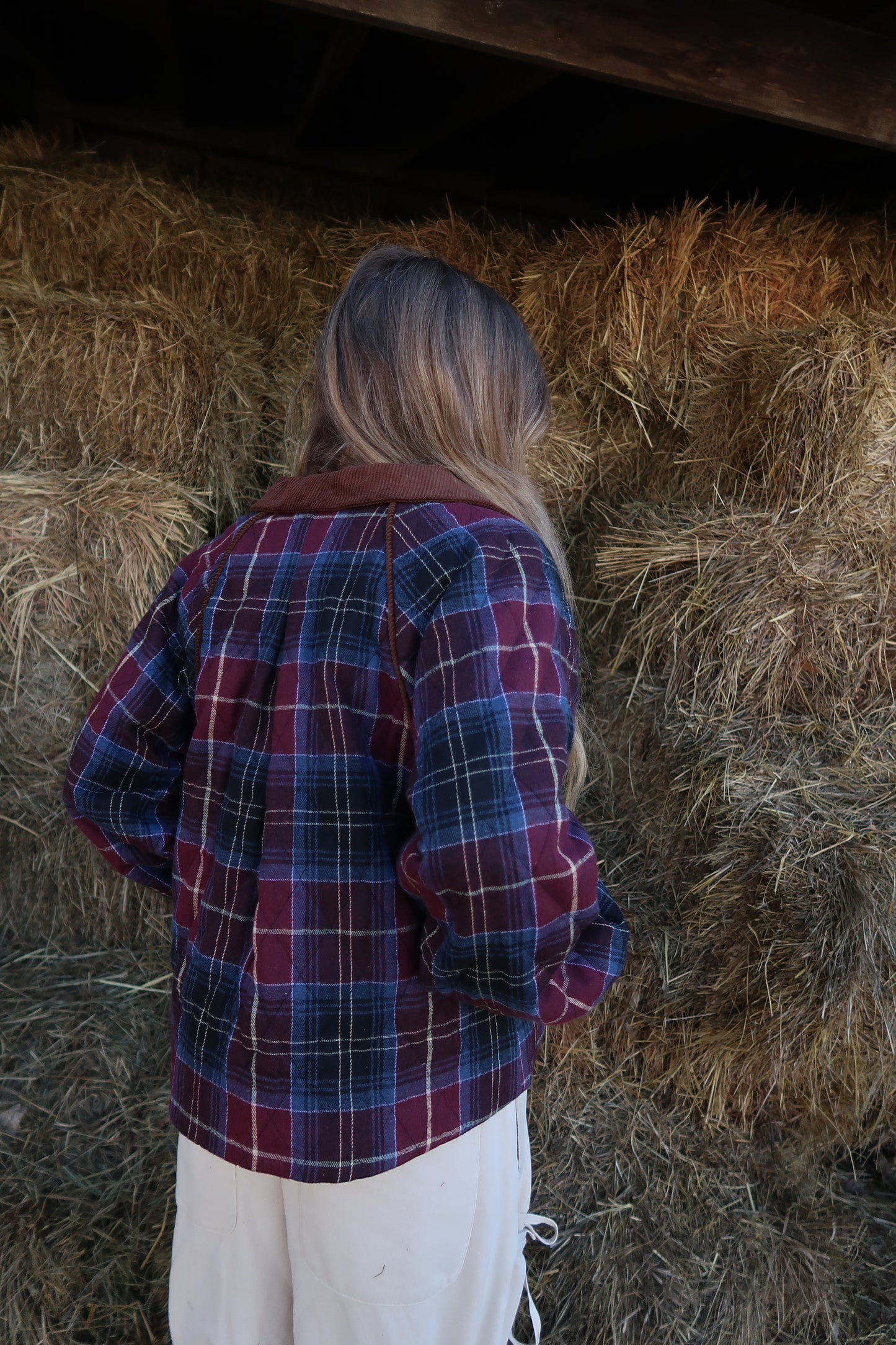 Huckleberry Plaid Quilted Jacket
