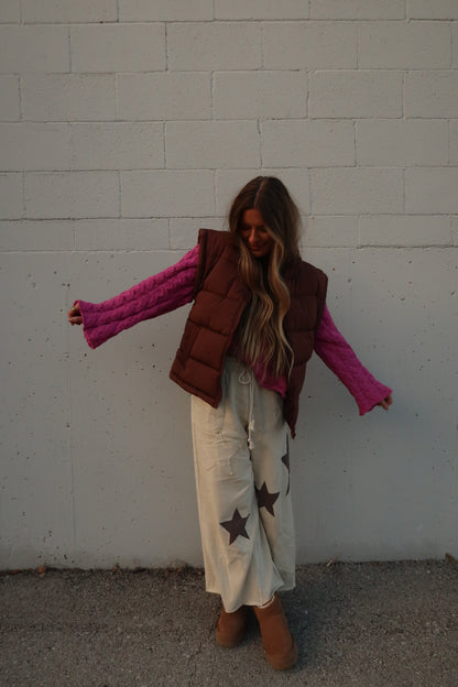 Brownie Oversized Puffer Vest