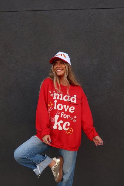 Mad Love for KC Red Crewneck