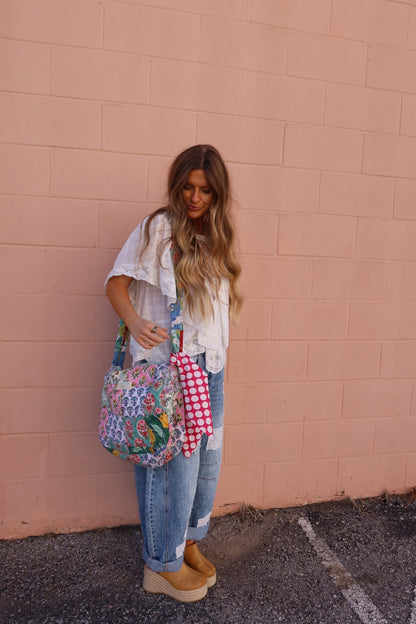 Poppy Quilted Hobo Bag