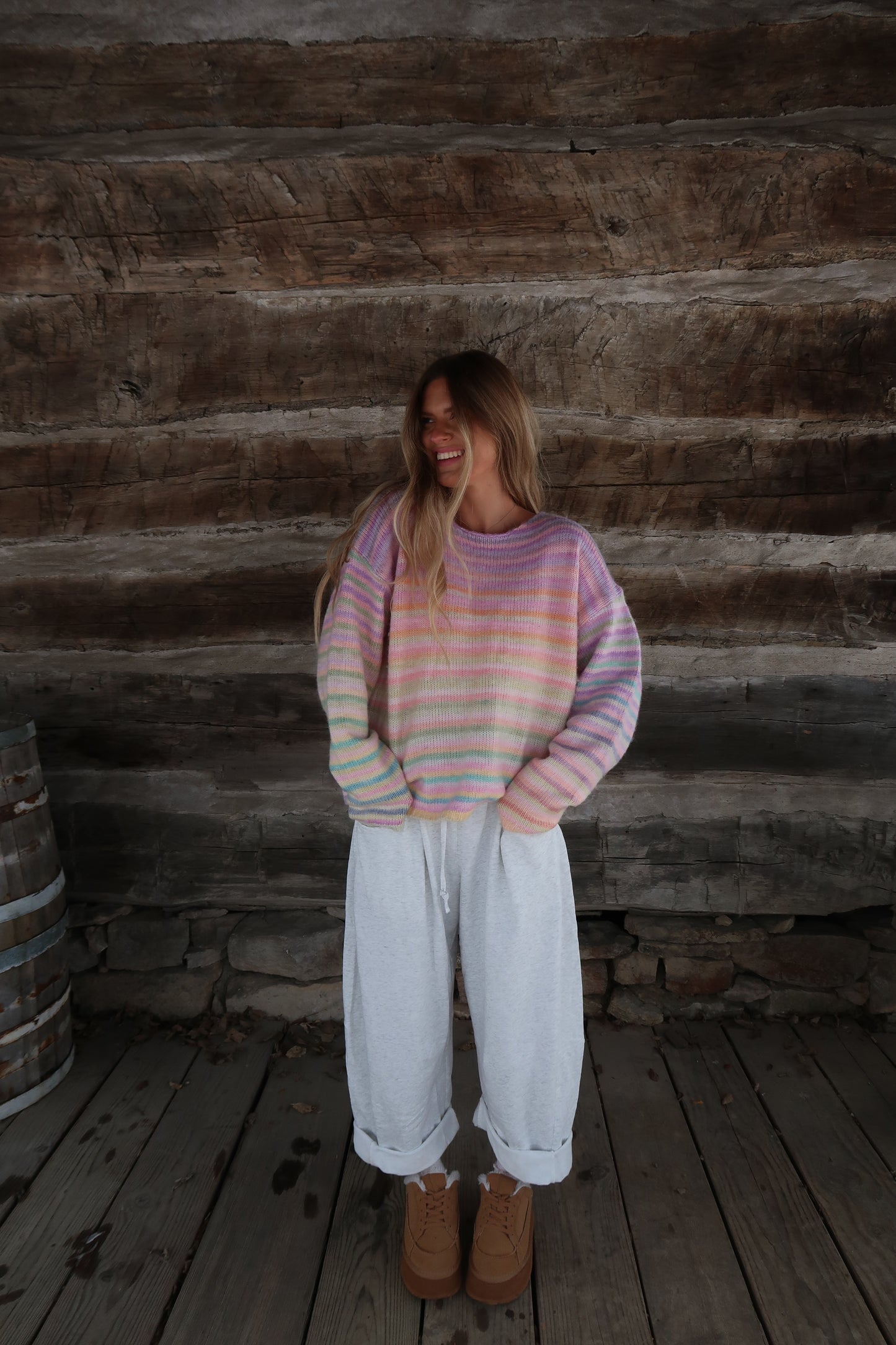 Fresh Air Stripe Sweater