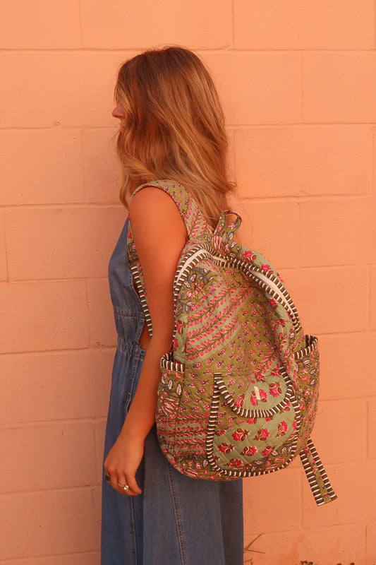 Gwen Quilted Backpack