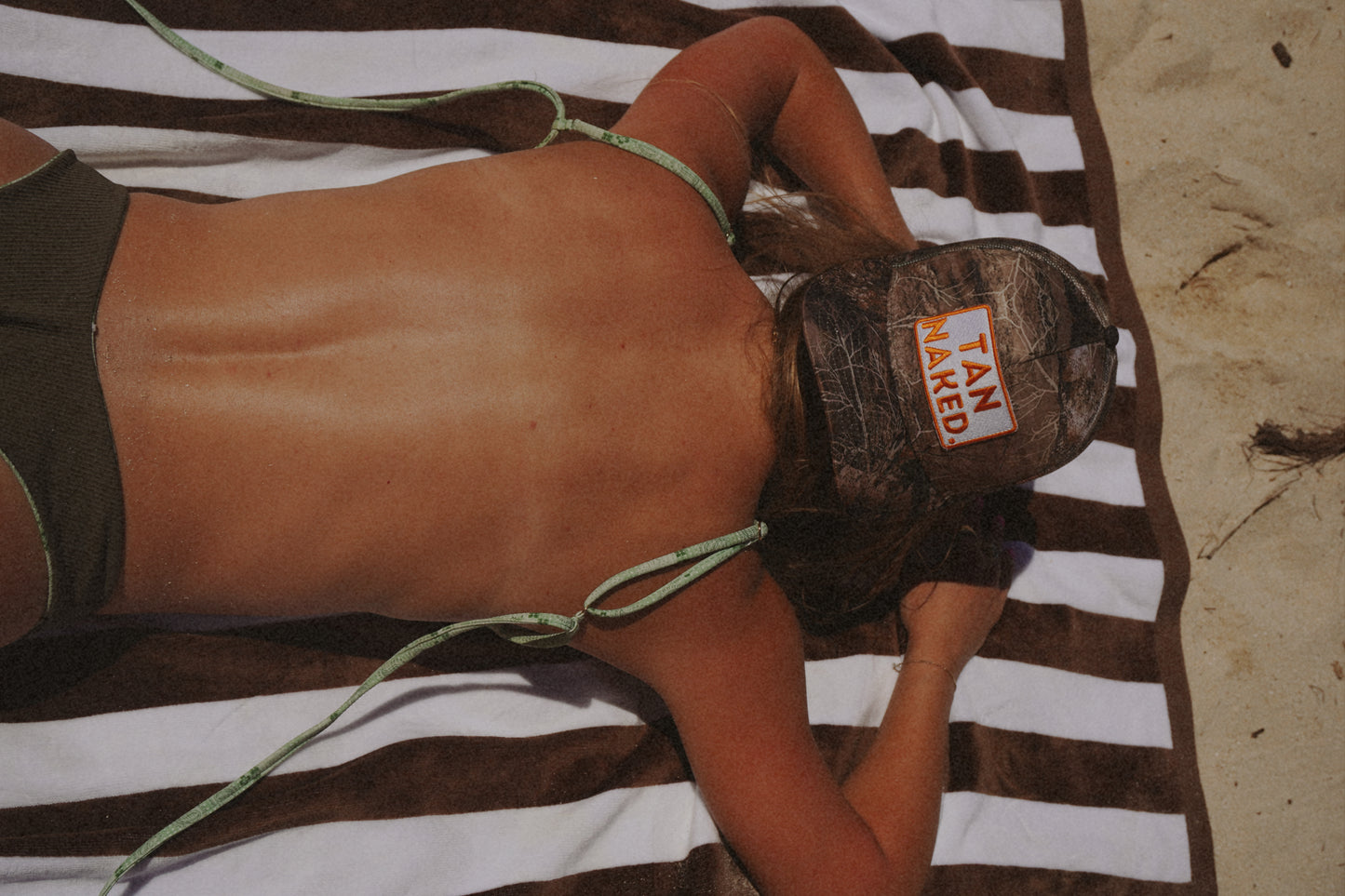 TAN NAKED Patch Hat