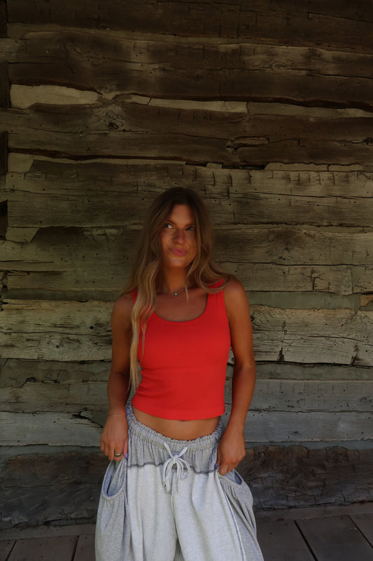Poppy Seamless Tank