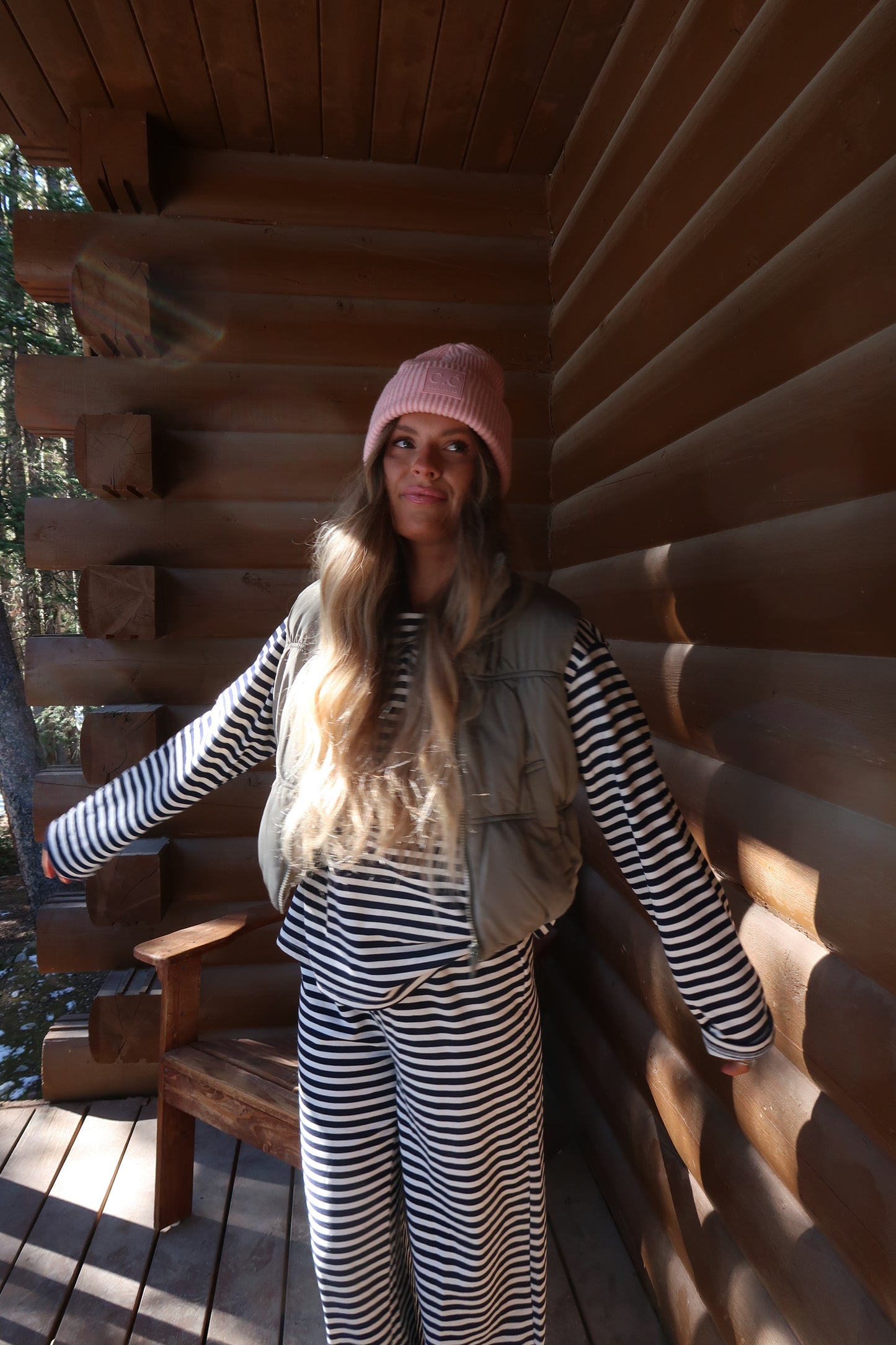 Moss Reversible Puffer Vest