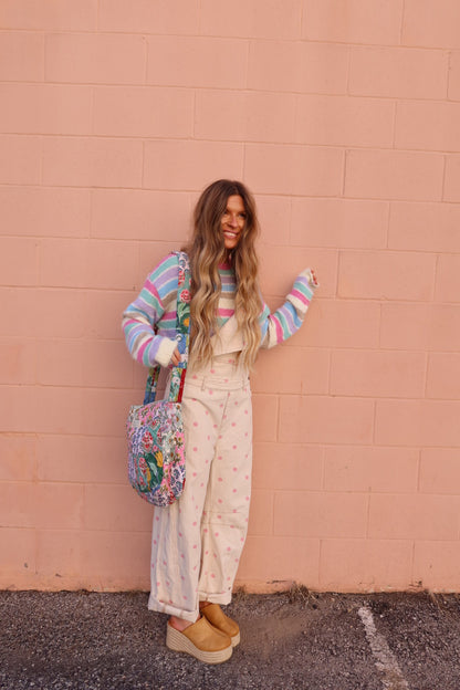 Spring Air Stripe Cardigan