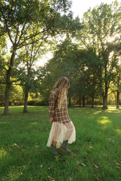 Cider Oversized Flannel