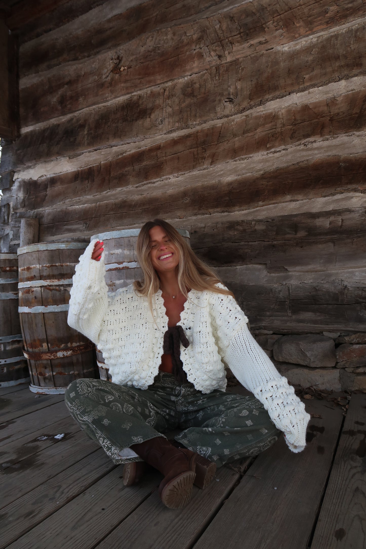 Dreamy Knit Cream Cardi