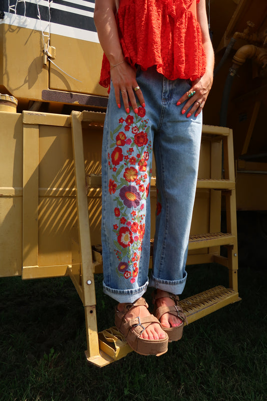 Heriloom Embroidered Jeans