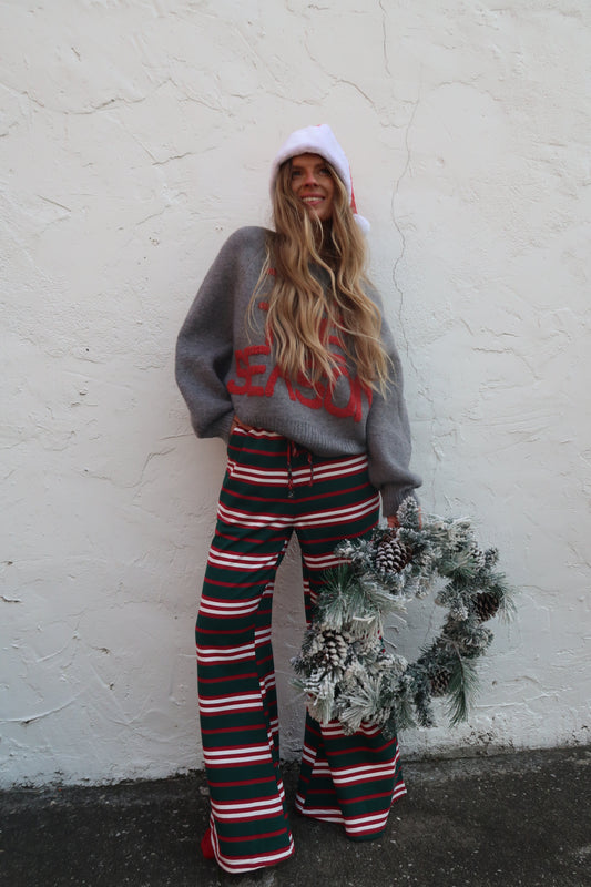 Holly Jolly Flare Sweatpants