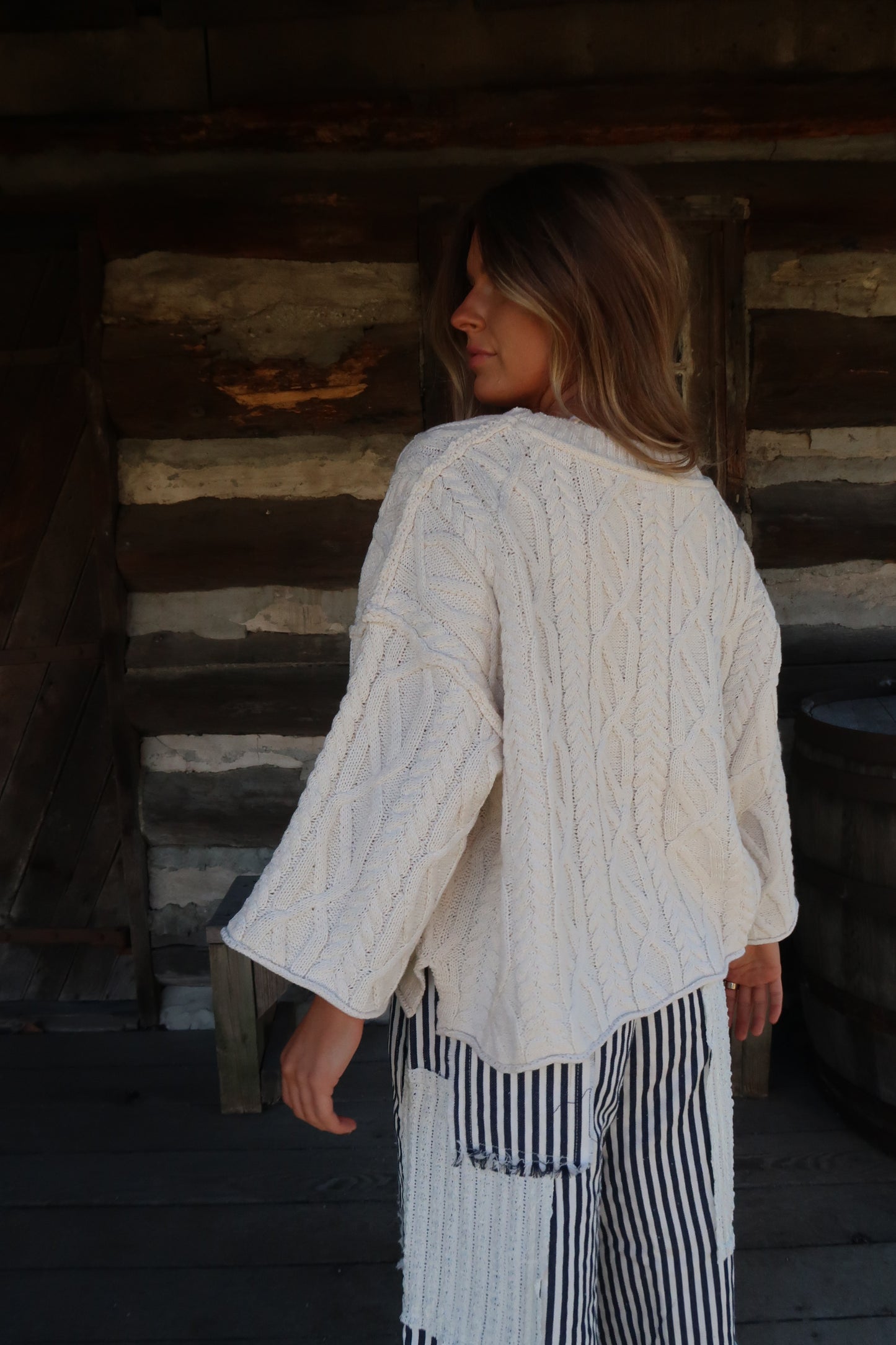Cream Dream Cable Knit Sweater