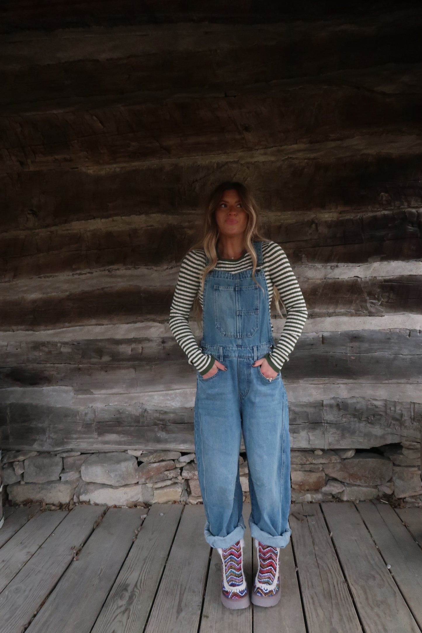 Benny Barrel Leg Overalls