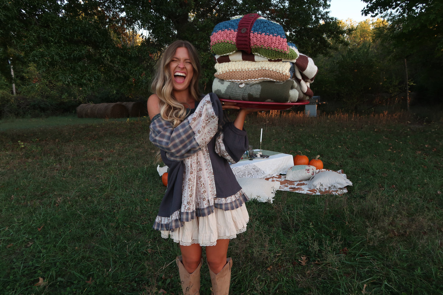 Spice Lace Trim Skirt