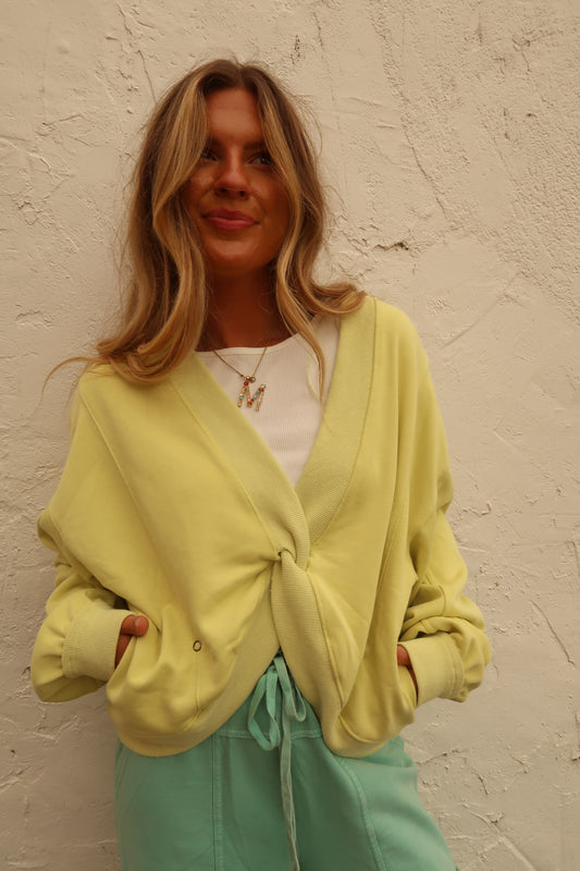Lemon Lime Crossover Reversible Crewneck
