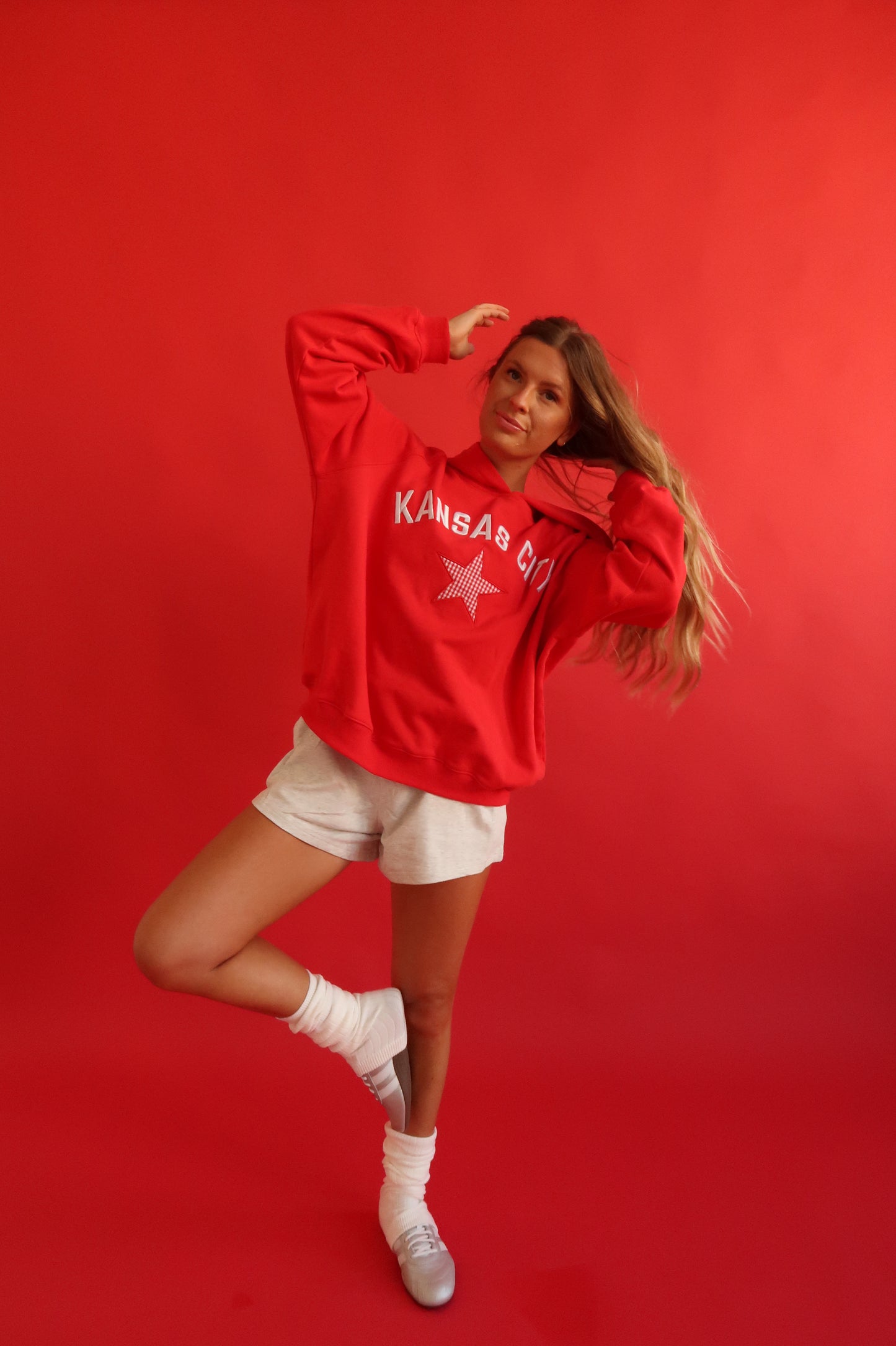 Grey Relaxed Sweat Shorts