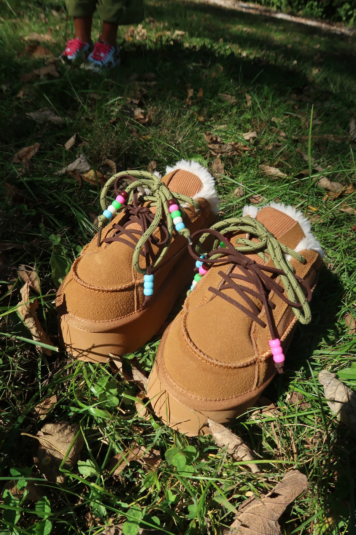 Maple Olive Paracord Platform Mule