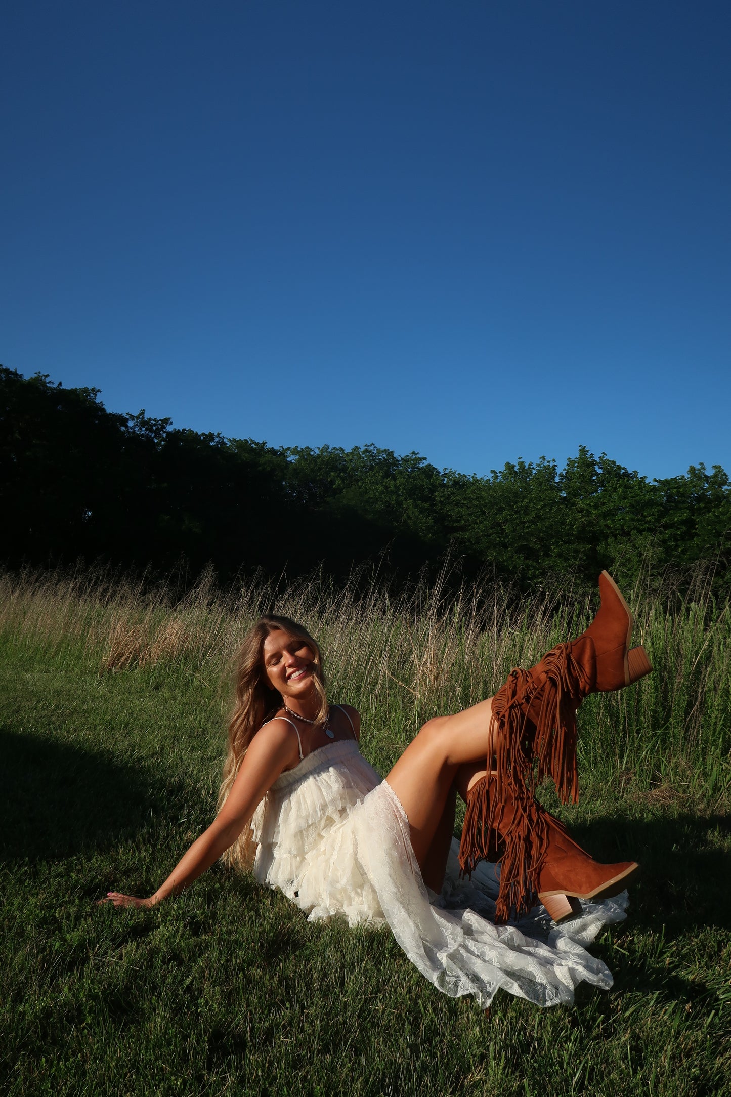 Miley Fringe Boots