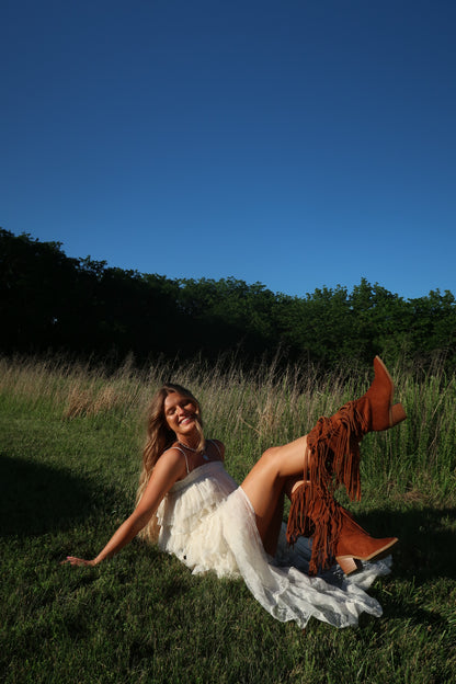 Miley Fringe Boots