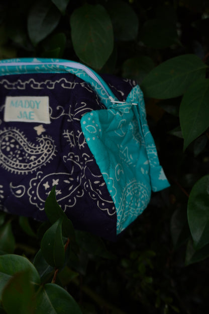 Lani Patchwork Quilted Cosmetic Bag